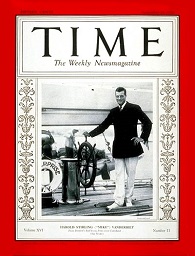 Harold Stirling Vanderbilt a Times címoldalán